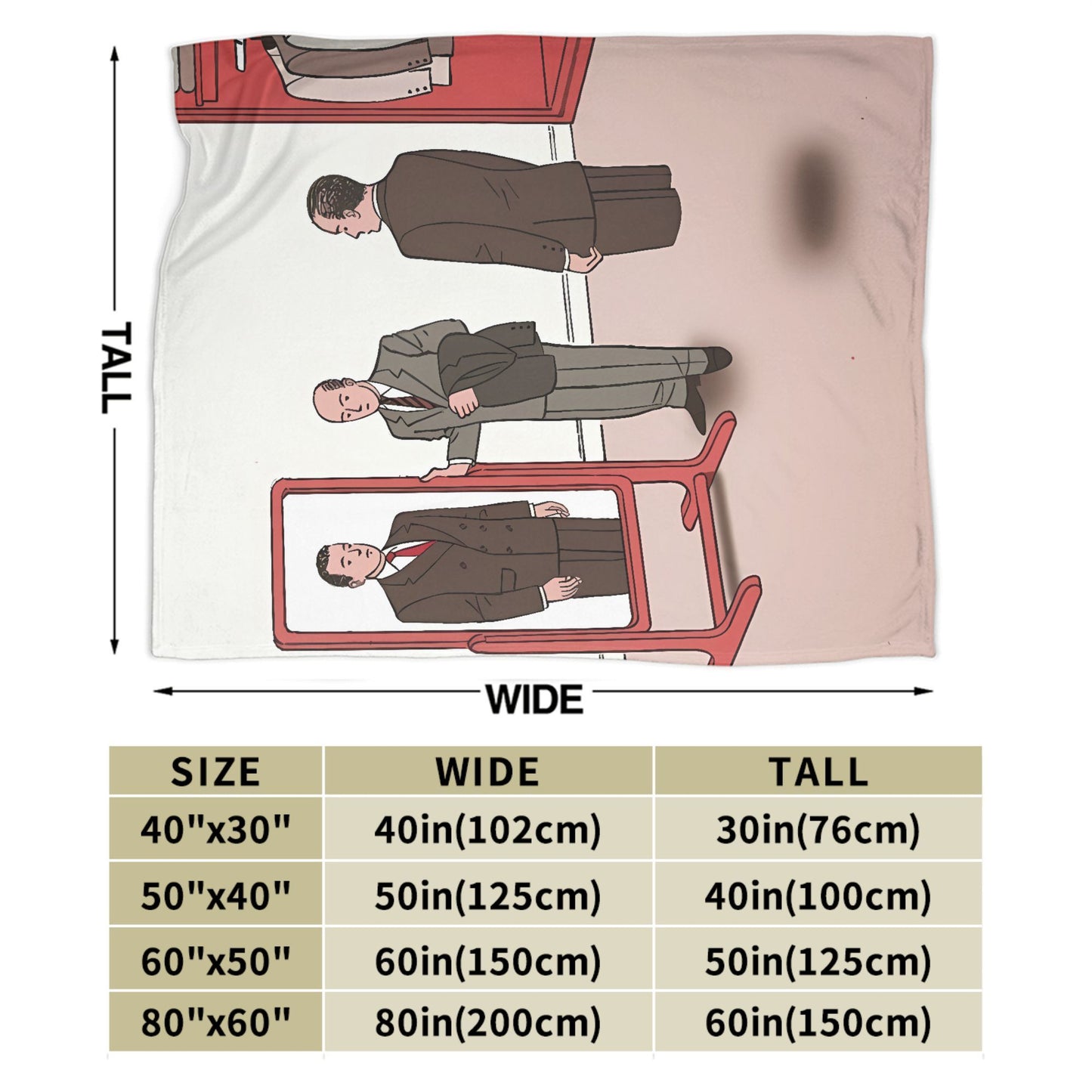 Mirror of Identity Flannel Blankets Winter Guy Billout Super Warm Throw Blanket for Child Novelty Bedspread Sofa Bed Cover