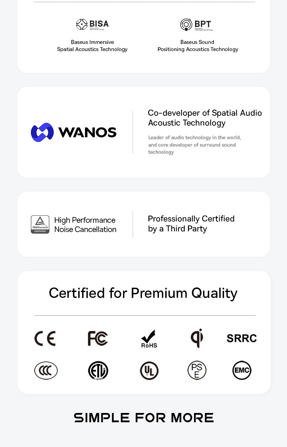 Baseus EP10 Pro ANC Earbuds Wireless Bluetooth 6.0 Earphones 50dB Realtime Adaptive Headphones 6 Mic Hi-Res LDAC IP55  Ear buds