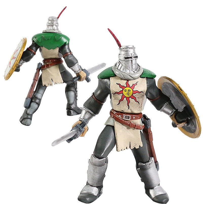 Boneco Dark Souls de 19 cm Heróis de Lordran Siegmeyer Cavaleiro Negro Faraam Artorias PVC Boneco Dark Souls Modelo Brinquedos Infantis