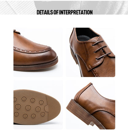 Classic Casual Business Leather Shoes Men Social Wedding Party Leather Shoes For Men Dress Oxfords Formal Leather Shoes Men