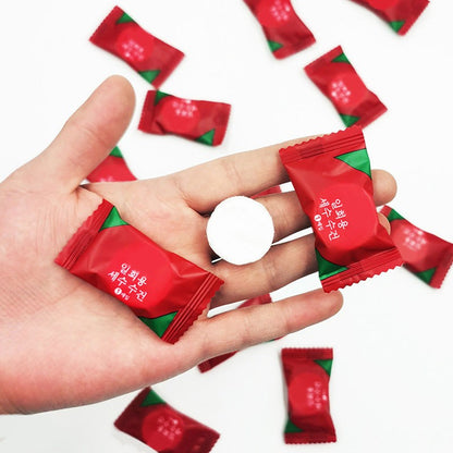 Travel Disposable Compression Towel Large Cleansing Bath Towel Makeup Remover Portable Hotel Candy Pack Non-woven Face Towel