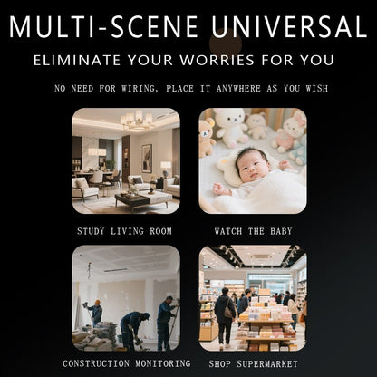 5MP WiFi Camera Indoor Built in Battery Security Protection Mini Camera IR Night Vision Smart Portable CCTV Video Surveillance