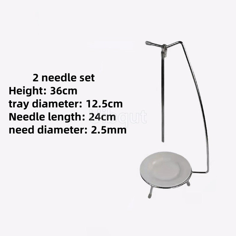 Kebab Barbecue Rack BBQ Cookware Roaster Rack Grill Vertical Stand Spanish outdoor BBQ Skewer Rack for Picnic Party Meat Sausage