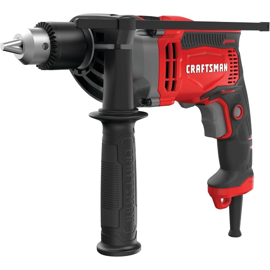 Furadeira de Impacto Profissional de 1/2 polegada com Motor de 7 Amperes para Construção Pesada e Projetos de Faça Você Mesmo com Alto Torque e Durabilidade