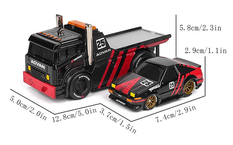 Maisto 1:64  Toyota Trueno Sprinter(AE86) vehicle combination classical muscle car die-casting model collection gift gift