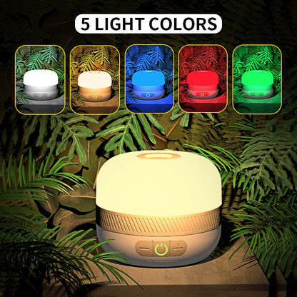 Lanterna de acampamento LED externa LV10 230 horas Recarregável com ímã Acessório de iluminação Luz de emergência portátil