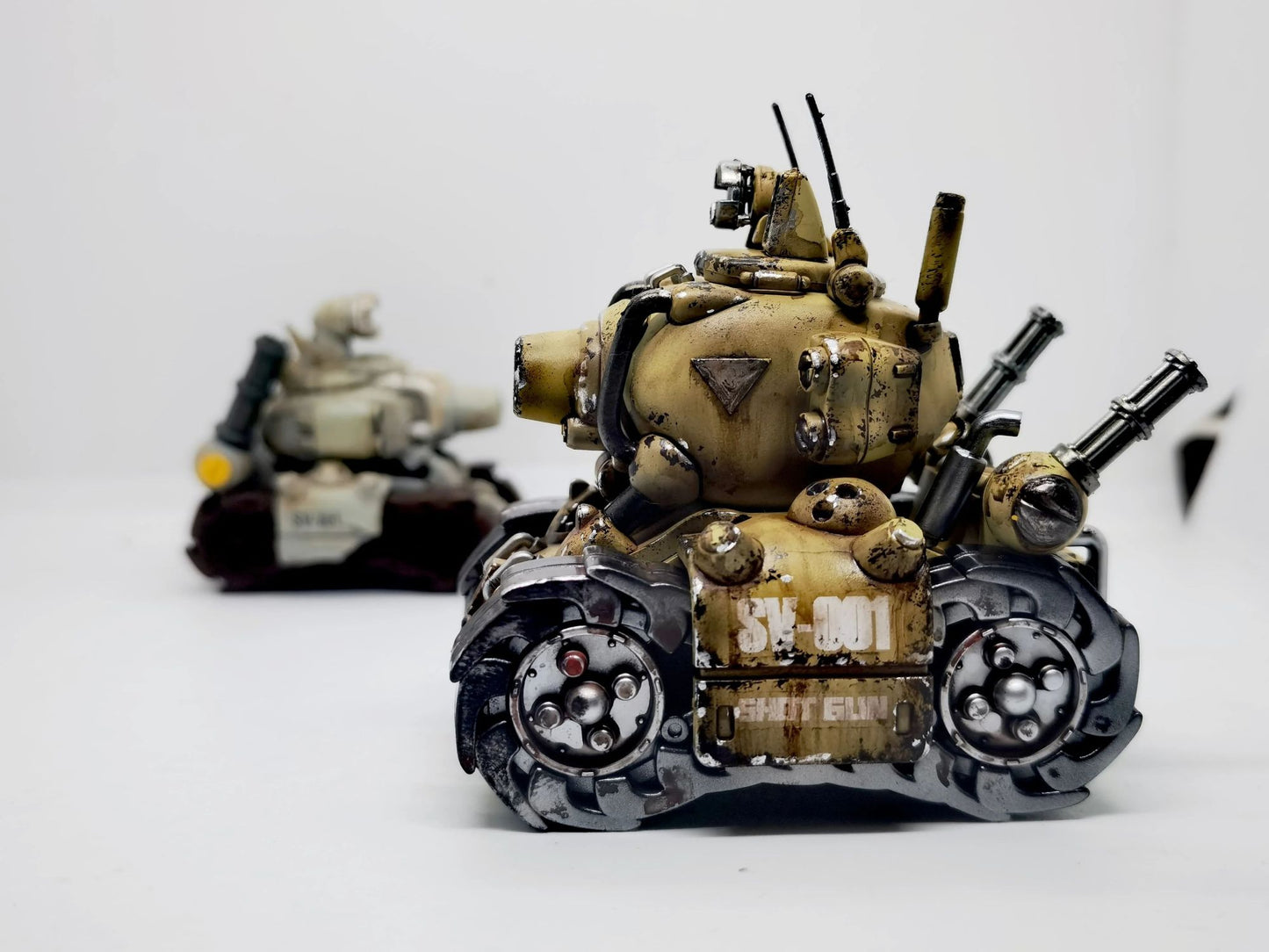 Em Estoque Metal Slug X Series Pequeno Modelo Montável Tanque Avião Caminhão Boneco Prisioneiro Modelo Brinquedos Presentes