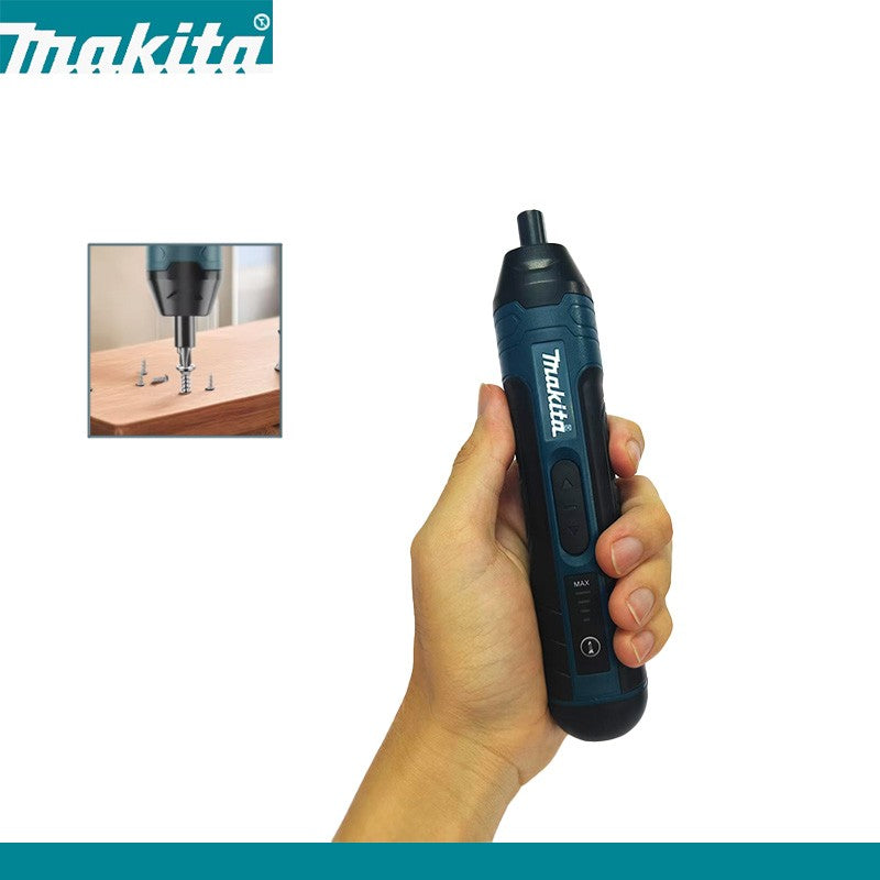 Parafusadeira Elétrica Sem Fio Makita - Furadeira Elétrica Recarregável de 1300 mAh Ferramenta de Desmontagem Multifuncional