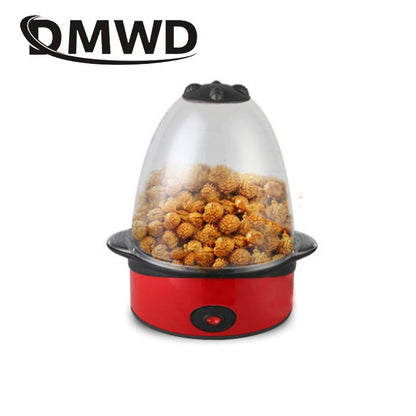Automatic Oil-Popped Popcorn Making Machine Electric Popcorn Maker Stove Commercial Stirring Sugar Heating Corn Popper Roaster