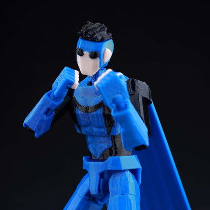 Boneco de Ação Multiarticulado 3D Impresso Dummy13 Homem-Aranha 9L3D Colecionável Marvel com Braços Articulados Boneco para Animação Stop Motion