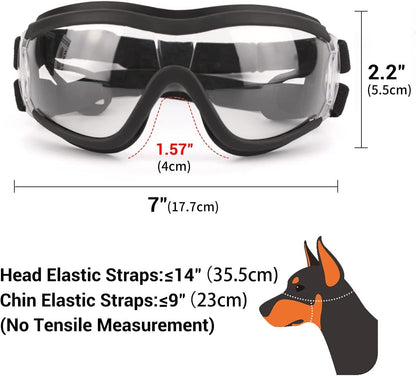 ATUBAN Capacete e Óculos de Sol para Cães Pequenos, Óculos de Proteção UV para Cães Médios, para Cães Dirigirem ao Ar Livre e Passearem