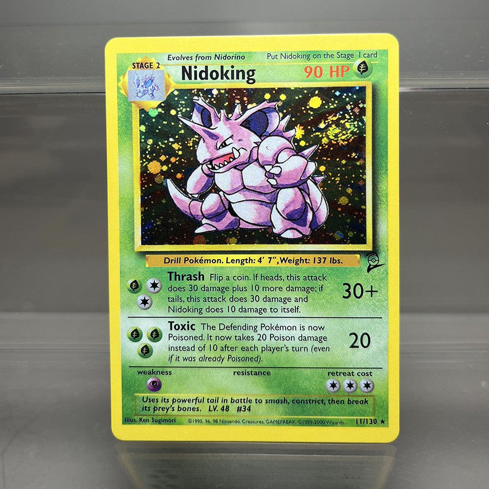 Cartas PKM 1ª Edição Charizard Blastoise Dragonite 1996 Base Set Cartas Holográficas Individuais Coleção de Cartas de Jogo Cartas Proxy PTCG
