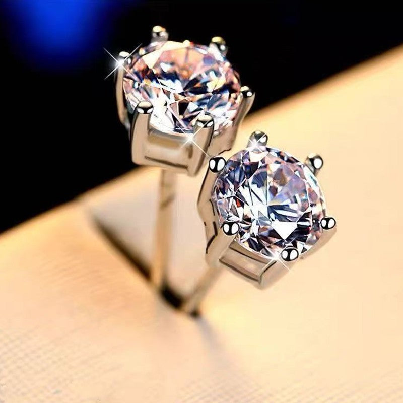 Brincos Pendentes de Moissanite de Dez Quilates para Mulheres, Joia Elegante com Corte Hexagonal, Presente de Luxo para Aniversário e Festas