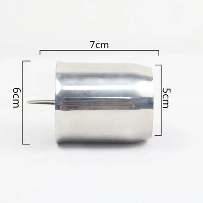 Alconstar- 51mm/60mm Inlet Motorcycle Exhaust Muffler Steel DB Killer Moveable DB Killer Noise Sound Eliminator Race
