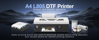 US/EU Stock A3 XP600 DTF Printer Machine A3 UV Sticker Printer DTF Printer Direct to Film Print DTF Printer A4 T-Shirt Printer