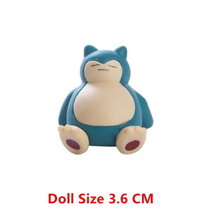 Pokémon Anime Figures Gelo Eevee Pikachu Dragão Voador Coleção Figura Brinquedos de Ação Fofos Modelo Pok é mon Presentes de Aniversário Infantis