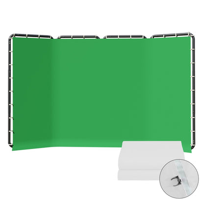 SH 2.4x4M Background Stand Frame With Photography Green Screen Backdrops  Photography Background Support Studio Light Tripod