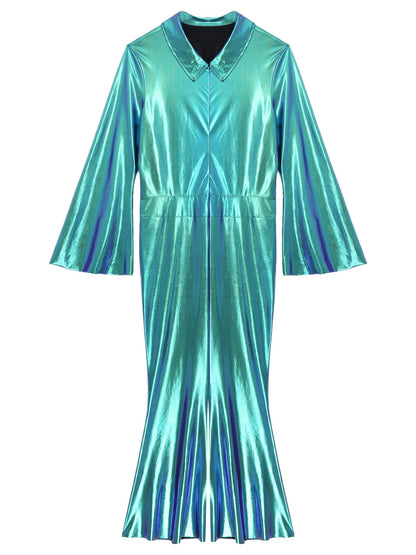 Men Bell Bottom Pants Jumpsuit Rompers Vintage 80s Disco Hippie Costume for Rock Jazz Dancewear Musical Theme Party Dress-up