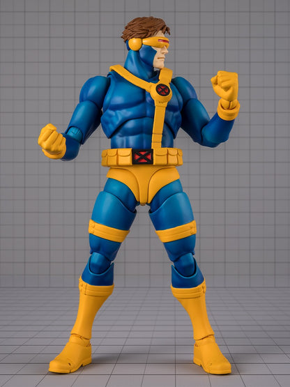 Original BANDAI S.H.Figuarts X-Men Cyclops GAMERVERSE Action Figure Brinquedos PVC Modelo Coleção Anime Articulado Boneco Presente