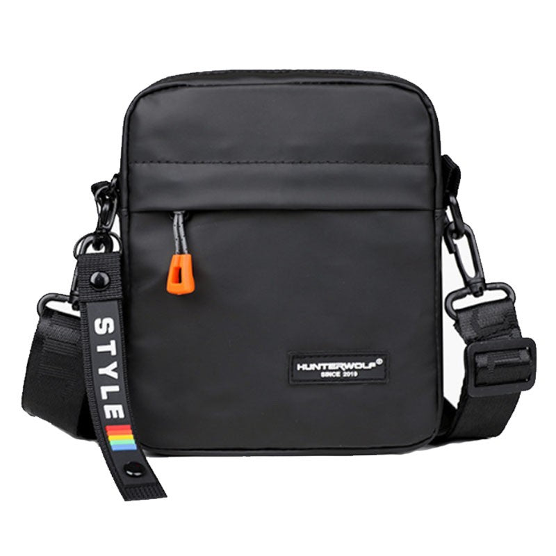 Simple Mini Men Crossbody Bag For Phone Side Bag Casual Waterproof PU Leather Shoulder Bag Business Small Messenger Sling Bags