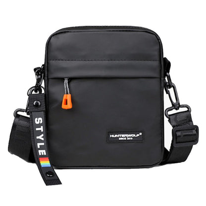 Simple Mini Men Crossbody Bag For Phone Side Bag Casual Waterproof PU Leather Shoulder Bag Business Small Messenger Sling Bags