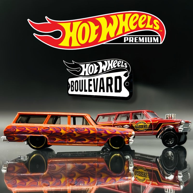 Hot Wheels Boulevard 1:64 2025 Mix GJT68 Miniatura de Liga Fundida Corpo Chassi Modelos Colecionáveis Premium Carros Coleção Presente