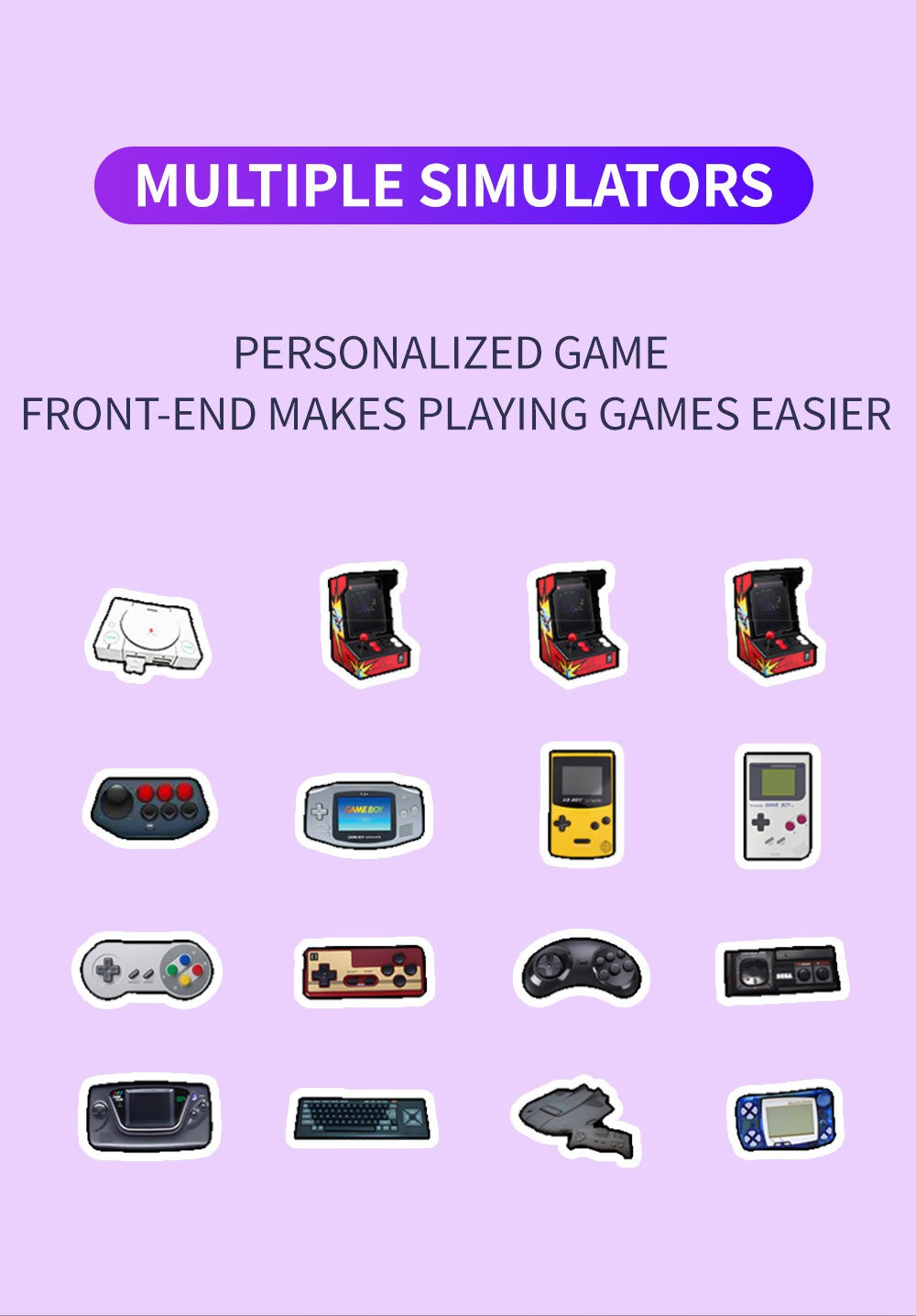XU10 2.0 Version Retro Handheld Game Console Linux System 3.5 Inch IPS Screen 3000mAh Battery Nostalgic Retro Video Player