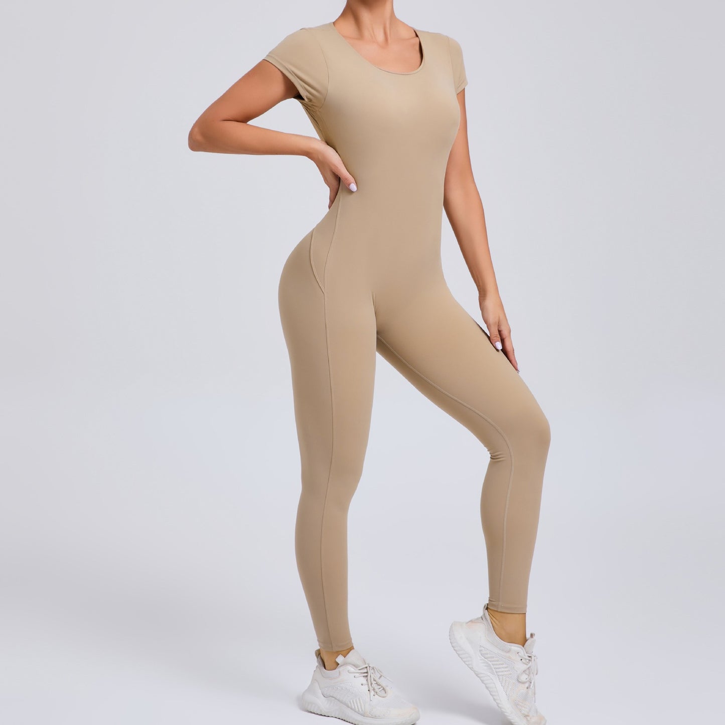 Yoga Set Sexy Backless One-piece Suit Female Rompers Quick Dry Yoga Clothing Workout Bodysuits Flared Sports Jumpsuit Women