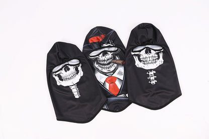 Quick-Dry Skull Face Mask - Breathable Sun Protection for Cycling & Outdoor Sports