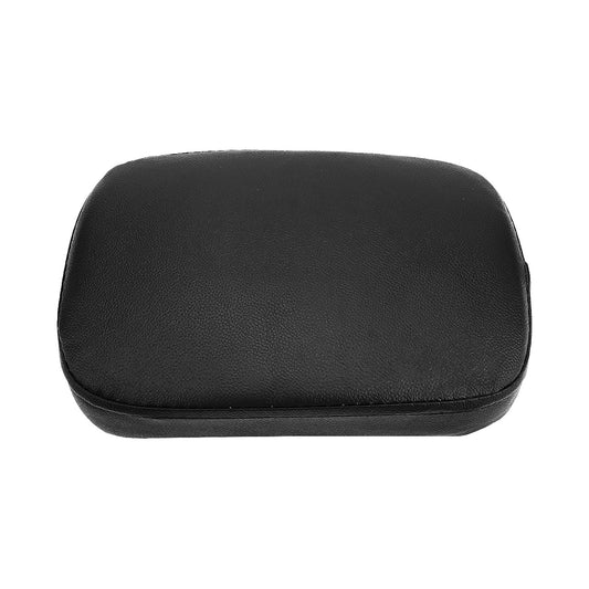 Motorcycle Rear Passenger Cushion 8 Suction Cup Pillion Pad Seat Black For Harley Touring Sportster XL Softail Dyna Road Glide