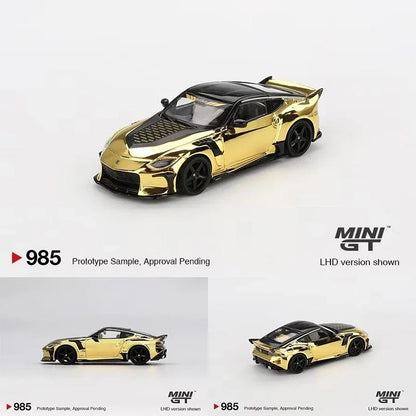 MINIGT Em estoque 1:64 Porsche Lamborghini Bugatti Pagani BMW McLaren Nissan Diecast Dior Car Modelo Coleção Miniatura Para