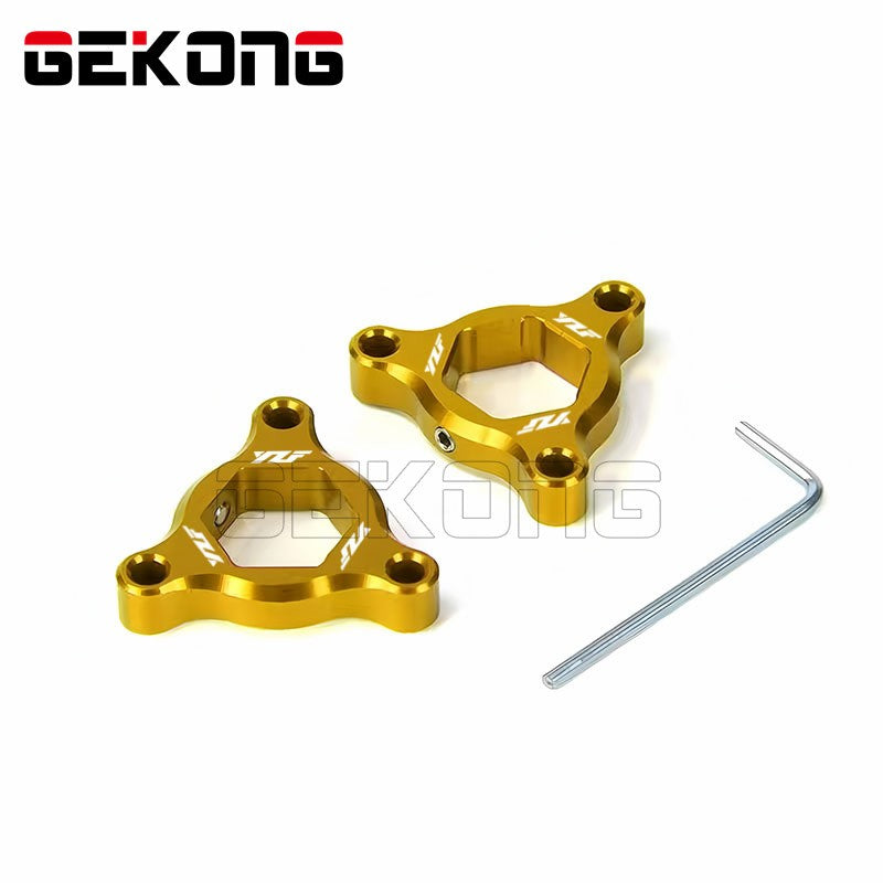 Regulador de pré-carga de suspensão dianteira CNC de 14MM para motocicleta YAMAHA FZ1 YZF-R6 YZF-R1 YZF R1 R6 YZFR1 YZFR6 MT-09 MT09