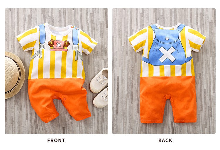 Anime Cosplay Dragon Ball Z Fantasia Infantil Bebê Menino Menina Macacão Criança Demon Slayer Roupa de Bebê Recém-nascido Macacão 0-18 Meses