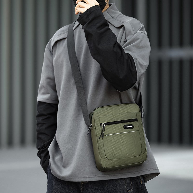 Versatile Oxford Crossbody Bag - Men's Business Casual Sling for Daily Commuting Essentials