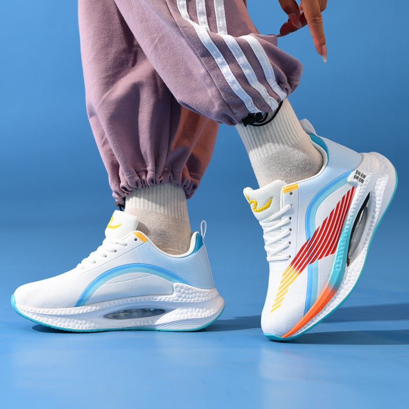 Ultra Light Comfortable Men's Sports Training Shoes Men’s Running Shoes Breathable Thick Sole Shock-absorbing Marathon Sneakers