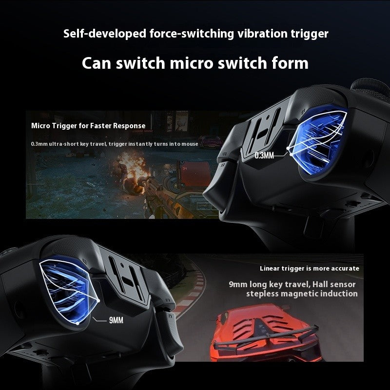 Flydigi Vader4 PRO Wireless Gaming Controller 1000Hz Force Switch Trigger RGB Real Vibration Elite APEX 4 Gamepad for PC Switch2