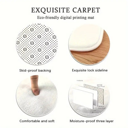 Gaming Rug for Boys Room Gamer Rug with Controller Design Carpet for Game Room Bedroom Decor Non-slip Machine Washab Mat