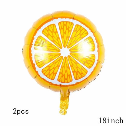 32Inch Donut globos Foil Balloon Fruit Ice Cream Helium Balloon Birthday Party Decoration Kids Toy Sweet Digital baby shower