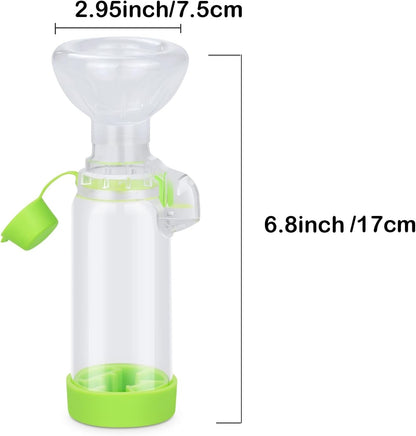 Tanque nebulizador para animais de estimação, para gatos ou cães. Dispositivo portátil para administrar medicação a animais de estimação, equipado com indicador de respiração.