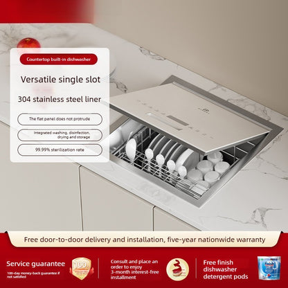 Daimei x1 Single Slot Dishwasher Independent Fully Automatic Sink Corner Small Recessed Pot Dishwasher