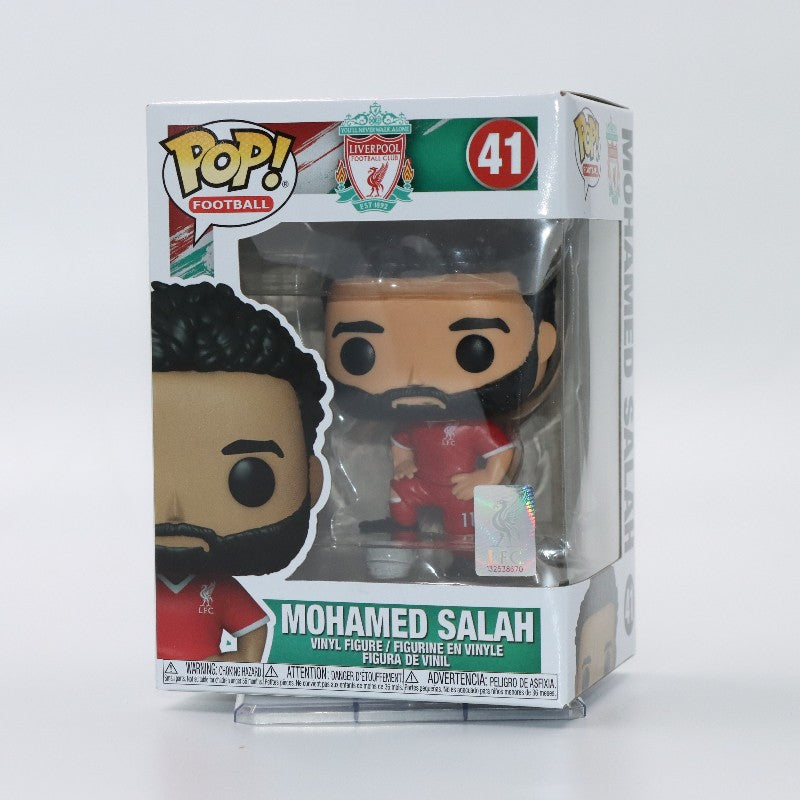 Original Funko Pop Premier League Liverpool Football Club Mohamed Salah Peripheral Doll Figurine Model Toy Gift for Boys