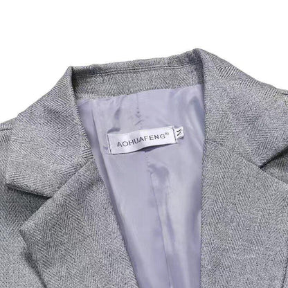 Blazer Pattern Versatile Wedding Men Fashion Business Gentleman Herringbone British Style Professional Casual Performance Blazer