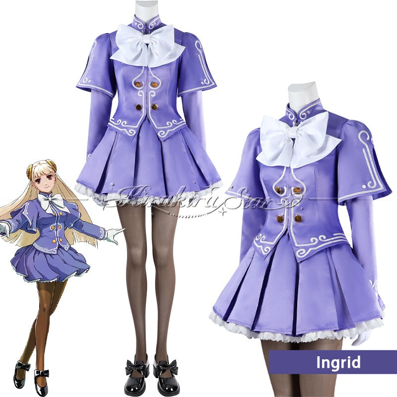 Game Street Fighter Ingrid Cosplay Costume Ingrid Dress For Hallowmas Party Ingrid Role Play Outfit Adult Unisex Prop