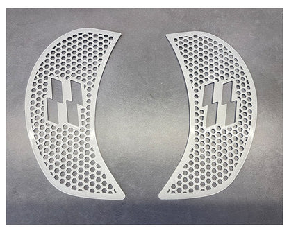 Road Faith Motorcycle Fairing Mesh Grill Side Vent Screen Front Side Grill for 2015-up Harley Touring Road Glide CVO Road Glide