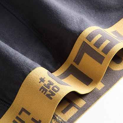 Random 5Pcs/set Men's Briefs Sexy Letter Waist Underwear Casual Comfortable Breathable Briefs Solid Color Underpants Men Panties