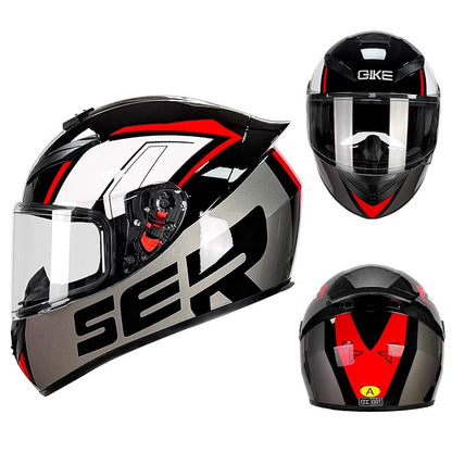 Capacete Fechado Bluetooth Retro para Motocicleta, Quatro Estações, Quente de Inverno, Antiembaçante, com Fone de Ouvido para Corridas de Rua