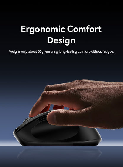 Vention Wireless Bluetooth 5.1 Mouse USB 2.4G Dual-Mode Ergonomic 4000 DPI 6 Buttons Mouse for MacBook Tablet Laptop PC Mice
