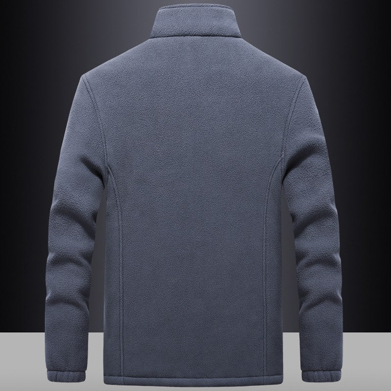 Mens Thick Fleece Jackets Men Outwear Sportswear Wool Liner Warm Jackets Coats Man Thermal Coat Men Winter Coat Plus Size L-4XL