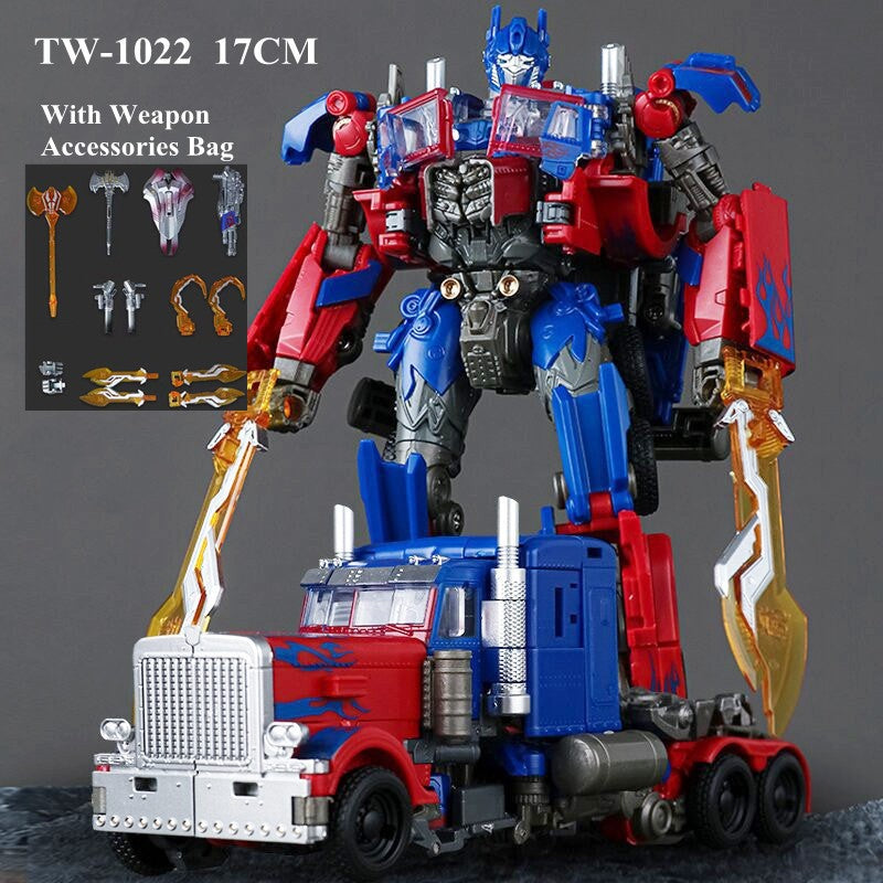 EM ESTOQUE NOVO BAIWEI 18CM Brinquedos de Transformação TW-1024 KO SS Filme Robô Pintado Anime Action Figure Modelo de Carro Presente para Crianças TW-1032