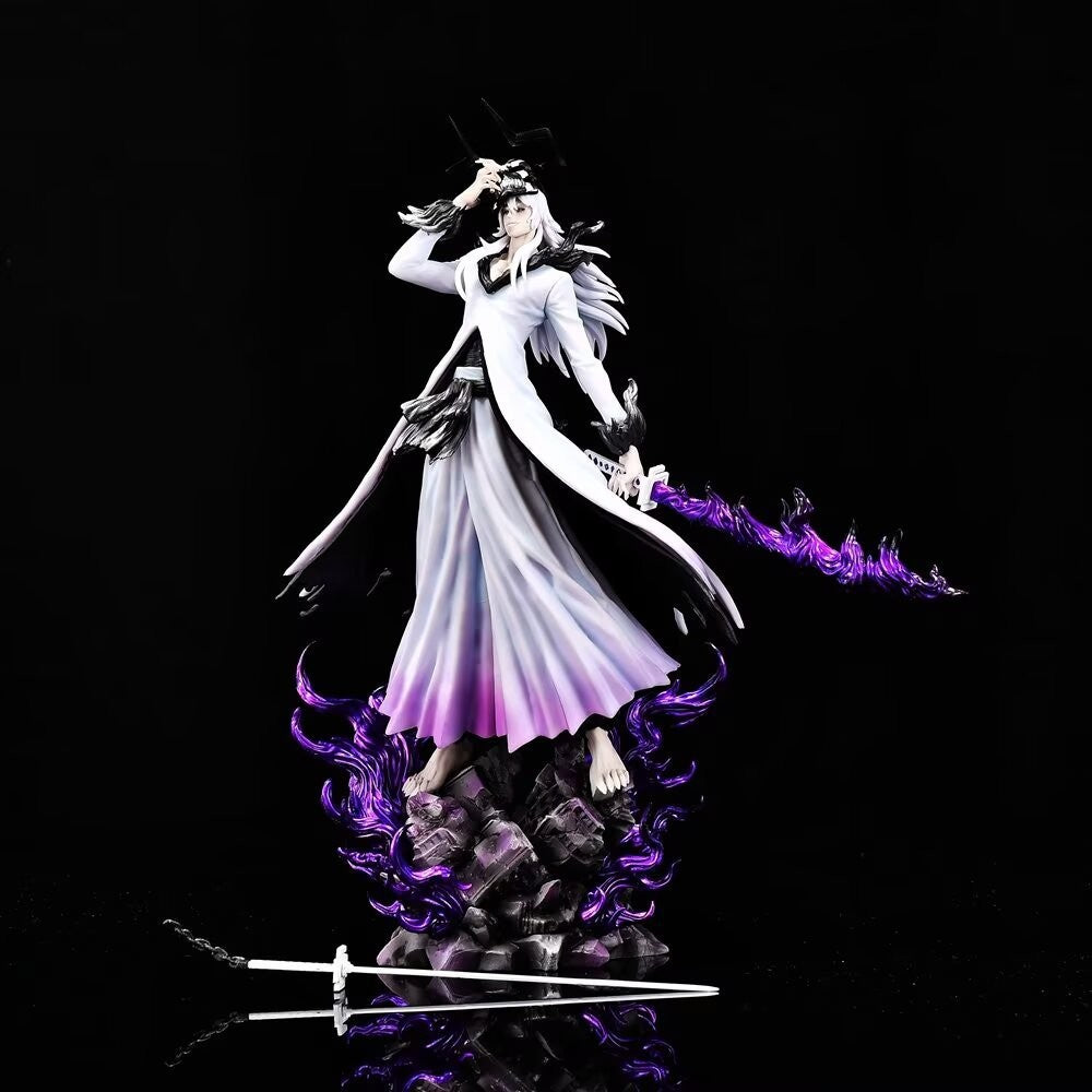 31-33cm Bleach Kurosaki Ichigo Duas Formas Grande Figura de Anime Modelo Estátua Coleção de Meninos Decoração de Mesa Ornamentos Brinquedos Presentes